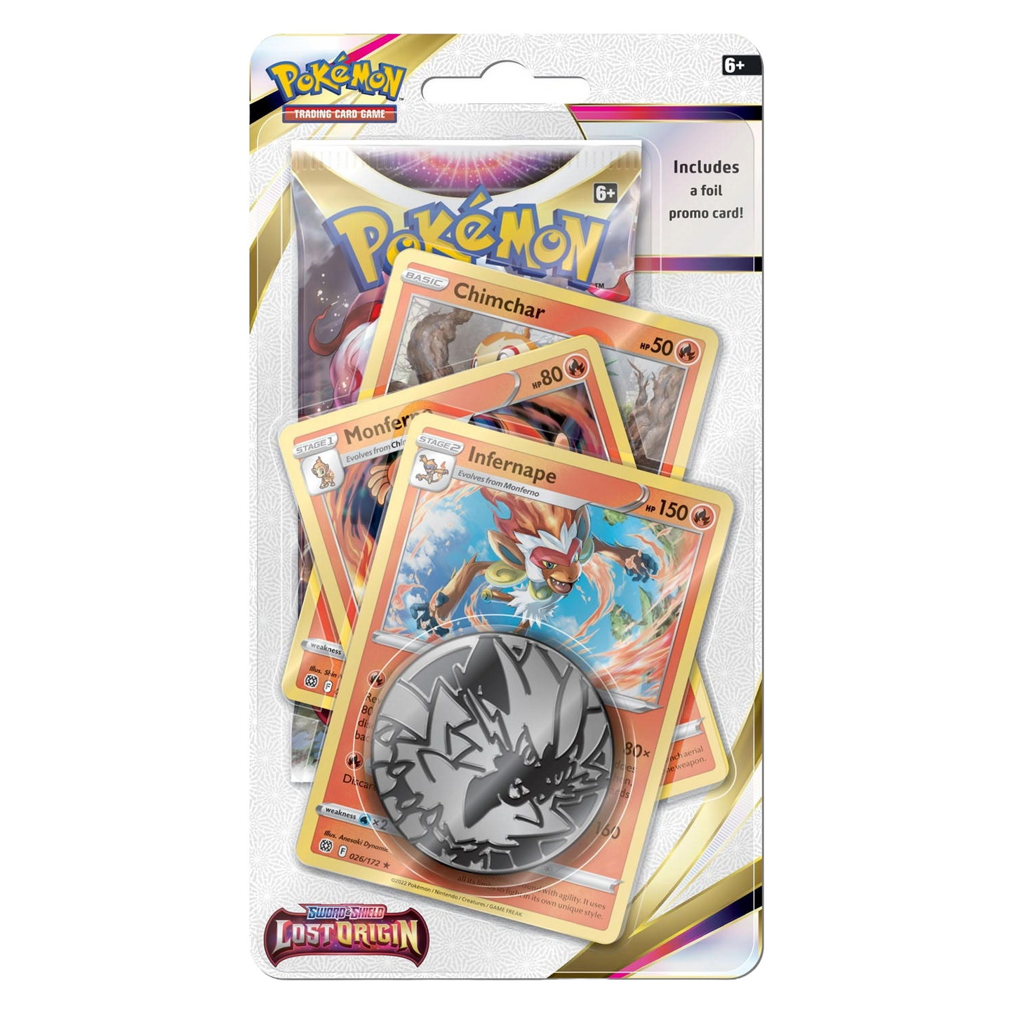 Pokémon Lost Origin Premium Checklane Blister Infernape