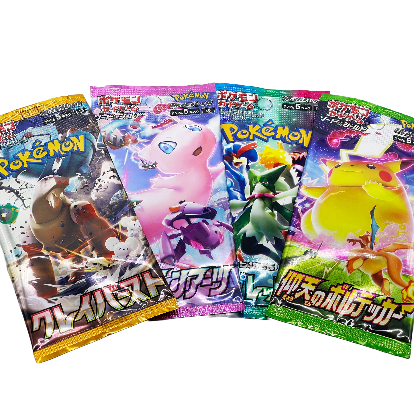 x4 Random Japanese Pokémon Booster Packs