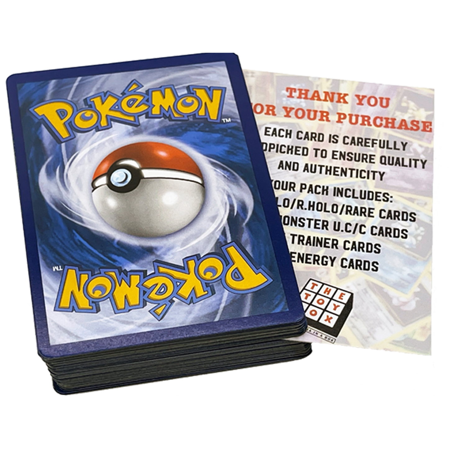 50 Random Pokémon Cards Includes Holos, Rares