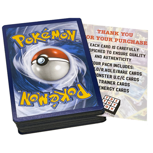 50 cartes Pokémon aléatoires, dont Holos et Rares