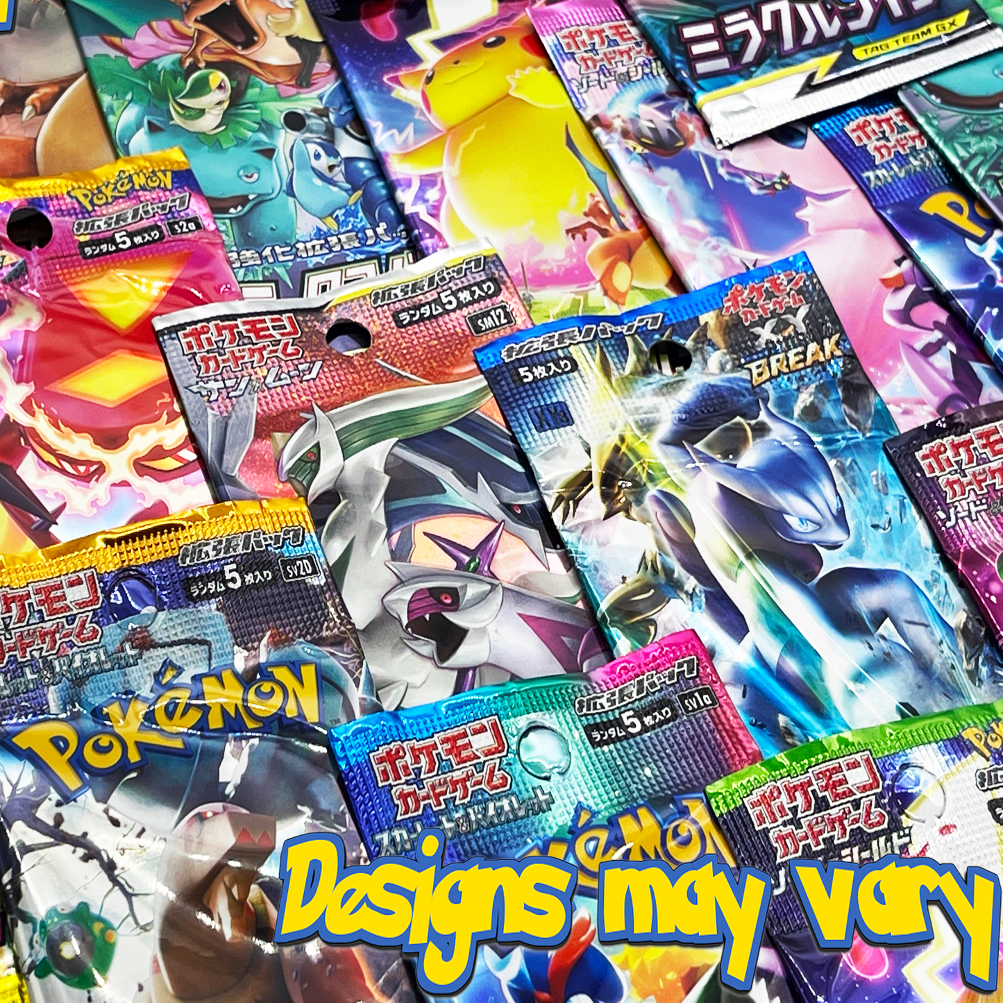 x4 Random Japanese Pokémon Booster Packs