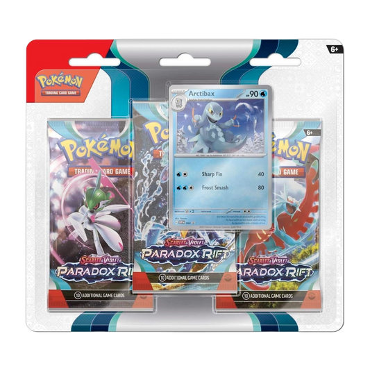 Pokémon Paradox Rift 3 Booster Packs & Arctibax Promo Card