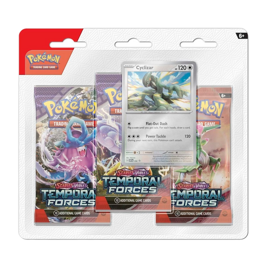 Pokémon Temporal Forces 3 Booster Packs & Cyclizar Promo Card