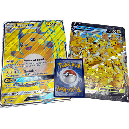 Jumbo Oversized Pokémon Cards x2