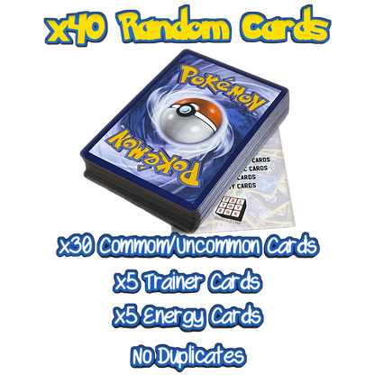 Ultimate Shiny Card Bundle - 50 Random Pokémon Cards Guaranteed 10 Holos + 1 Rare Ultra Shiny Card