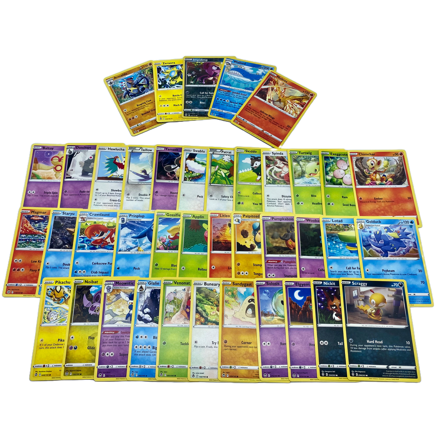 50 Random Pokémon Cards Includes Holos, Rares